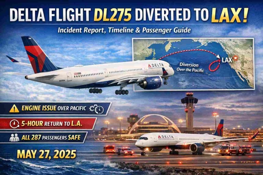 Delta Flight DL275 Diverted LAX