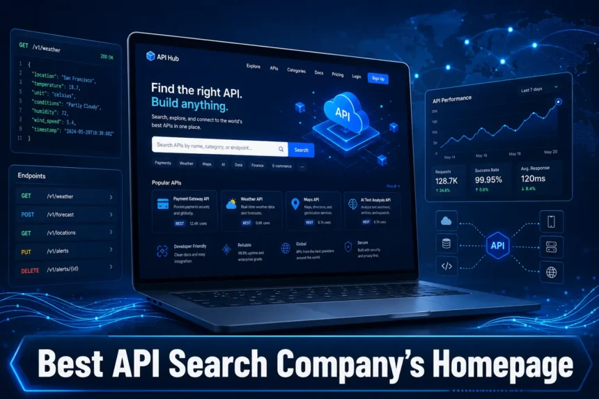 Best API Search Company's Homepage
