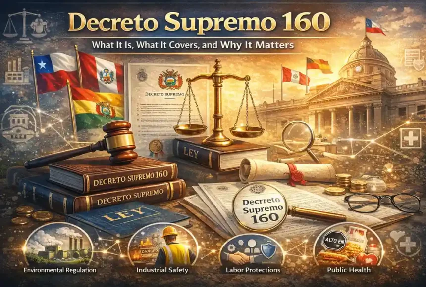 Decreto Supremo 160