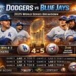 Dodgers vs Toronto Blue Jays Match Player Stats
