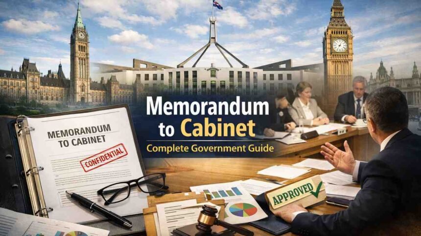 Memorandum to Cabinet