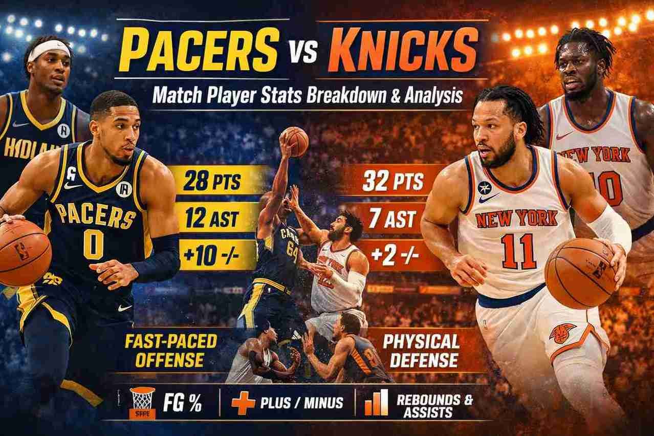 Pacers vs Knicks Match Player Stats