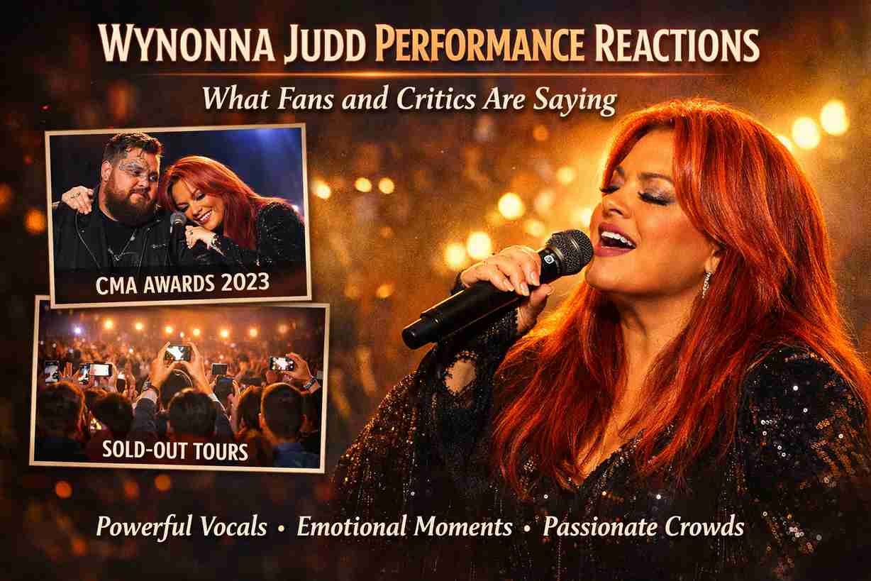 Wynonna Judd Performance Reactions