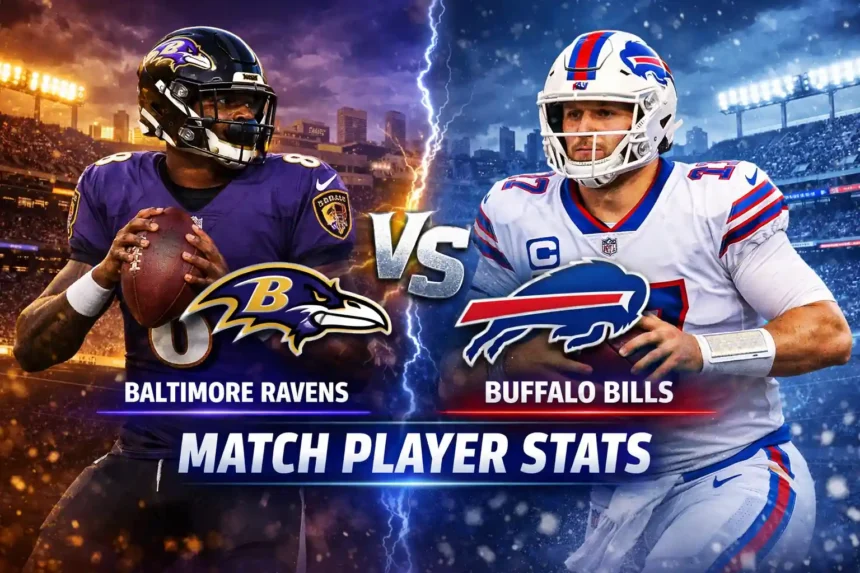 Baltimore Ravens vs Buffalo Bills Match Player Stats