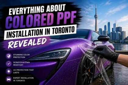 Colored PPF Installation in Toronto