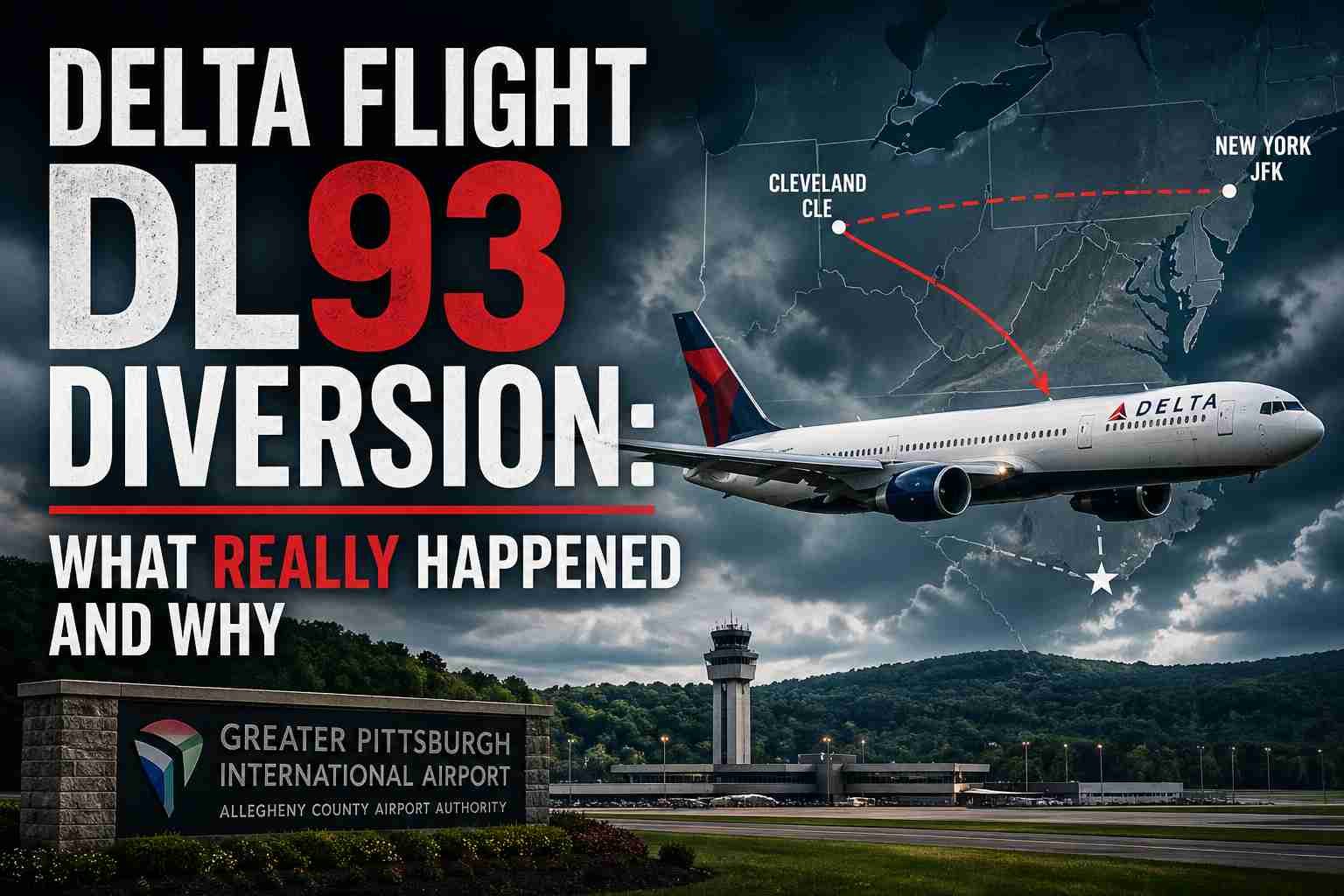 Delta Flight DL93 Diversion