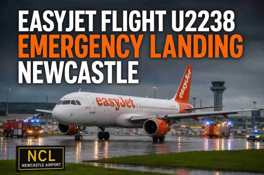 EasyJet Flight U2238 Emergency Landing Newcastle