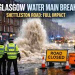 Glasgow Water Main Break Shettleston Road