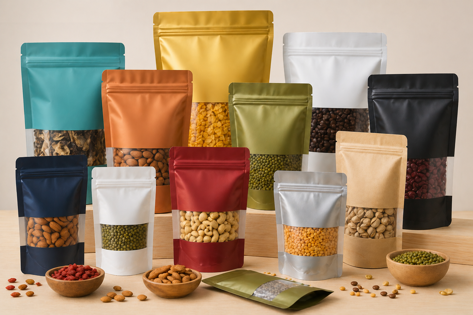High-Barrier Mylar Bags for Food Storage