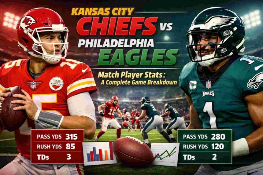 Kansas City Chiefs vs Philadelphia Eagles Match Player Stats