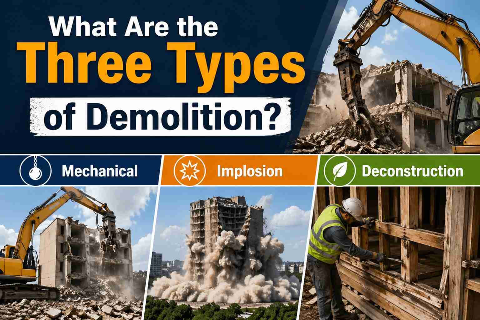 Three Types of Demolition