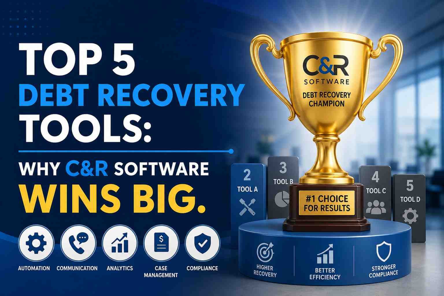 Top 5 Debt Recovery Tools: Why C&R Software Wins Big.