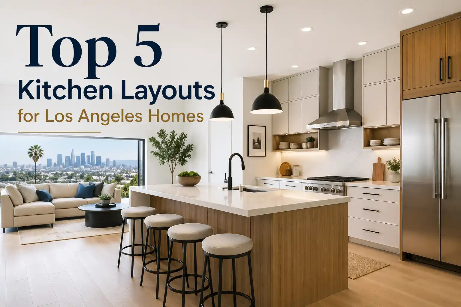 Top 5 Kitchen Layouts for Los Angeles Homes
