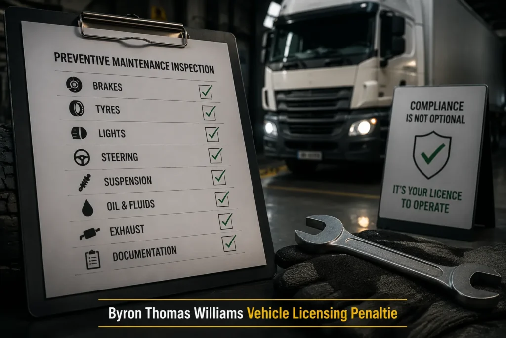 Byron Thomas Williams Vehicle Licensing Penaltie
