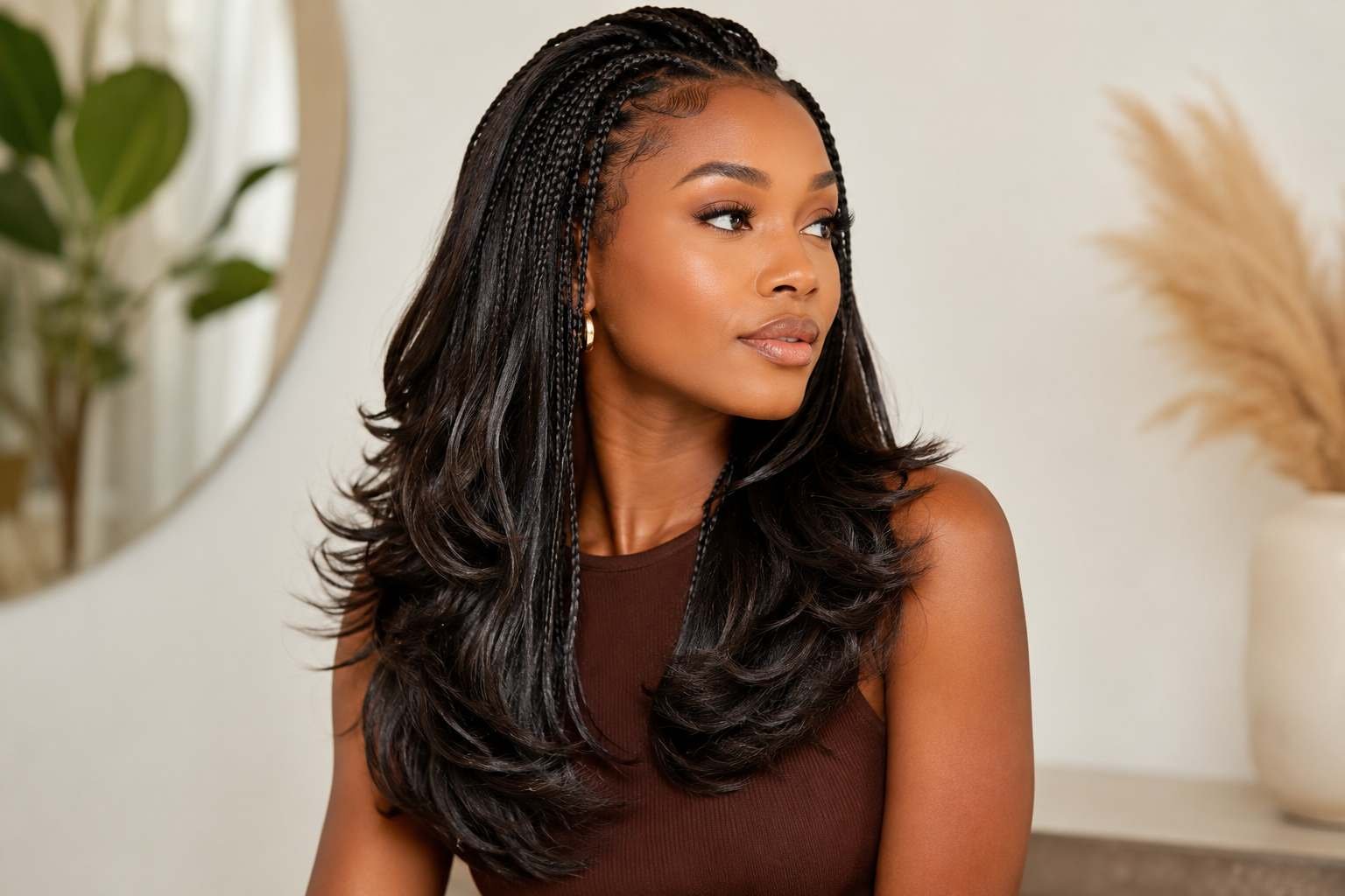Feathered Crochet Hair