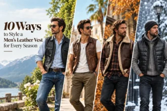 10 Ways to Style a Men's Leather Vest for Every Season