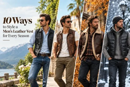 10 Ways to Style a Men's Leather Vest for Every Season